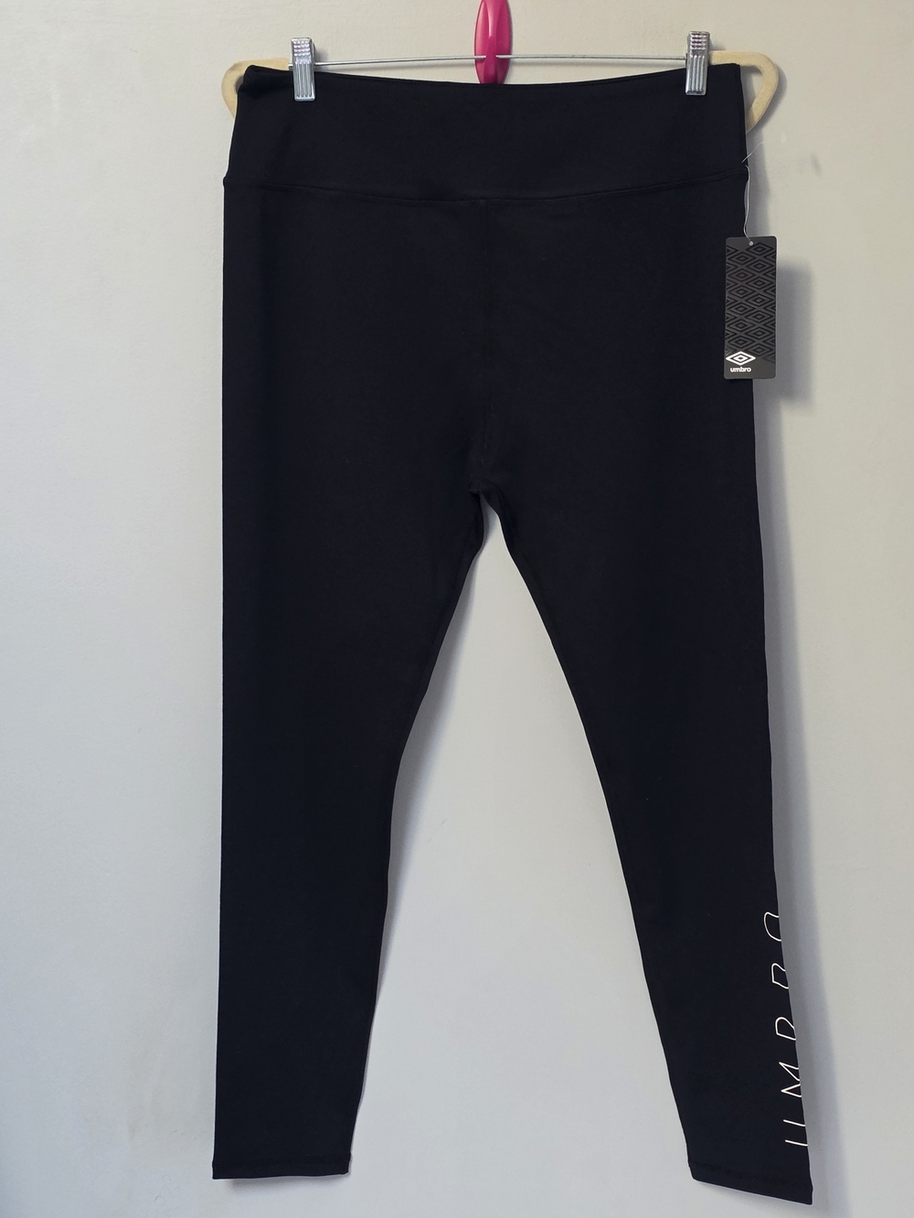 Umbro Black Women's Athletic Leggings with Side Logo